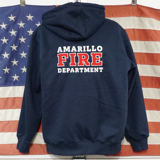 AMARILLO FIRE 1/4 ZIP HOODED HEAVY SWEATSHIRT
