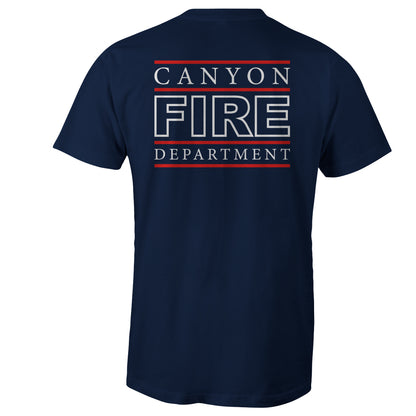 Canyon Fire Navy T-Shirt