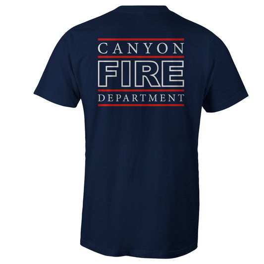 Canyon Fire Navy T-Shirt
